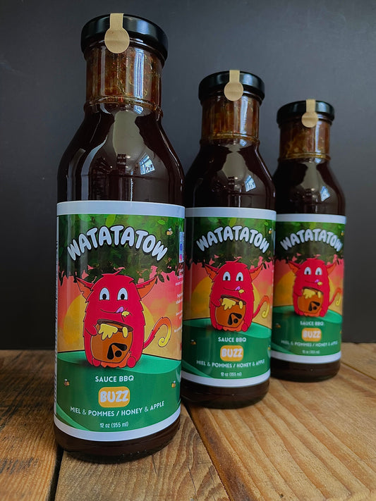 Pot of creamy raw honey boosted with Reishi - Forest