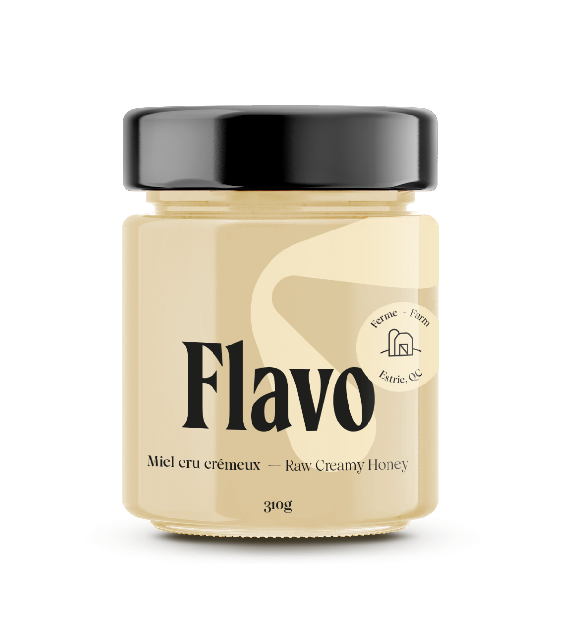 Pot de miel cru crémeux - Ferme