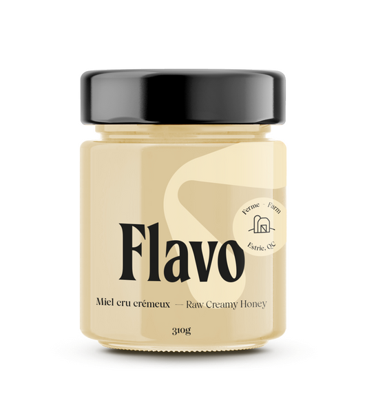 Pot de miel cru crémeux - Ferme