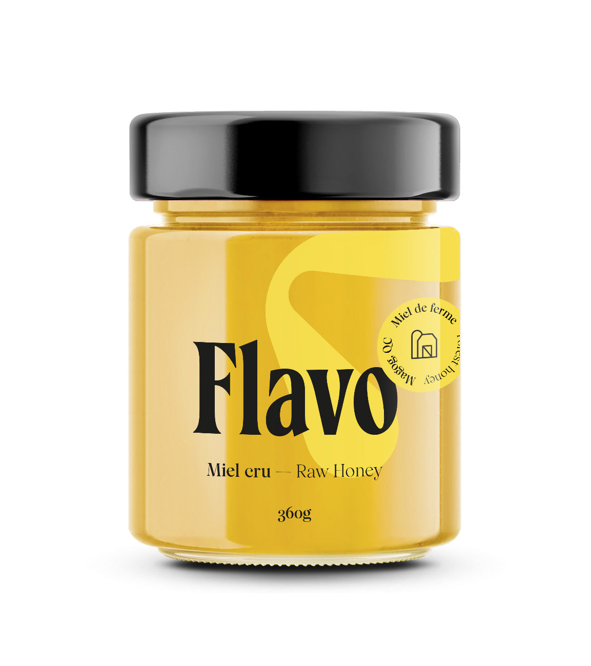 Pot of liquid raw honey - Estrie - Farm