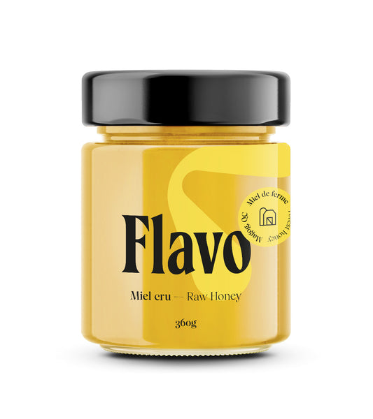 Pot of liquid raw honey - Estrie - Farm