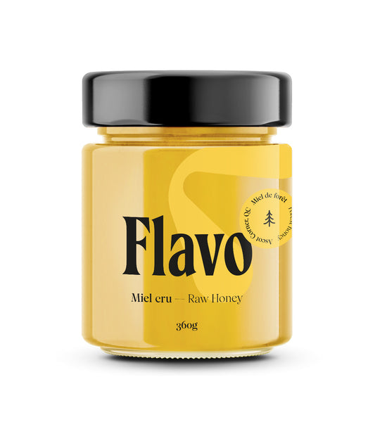 Pot of liquid raw honey - Estrie - Forest