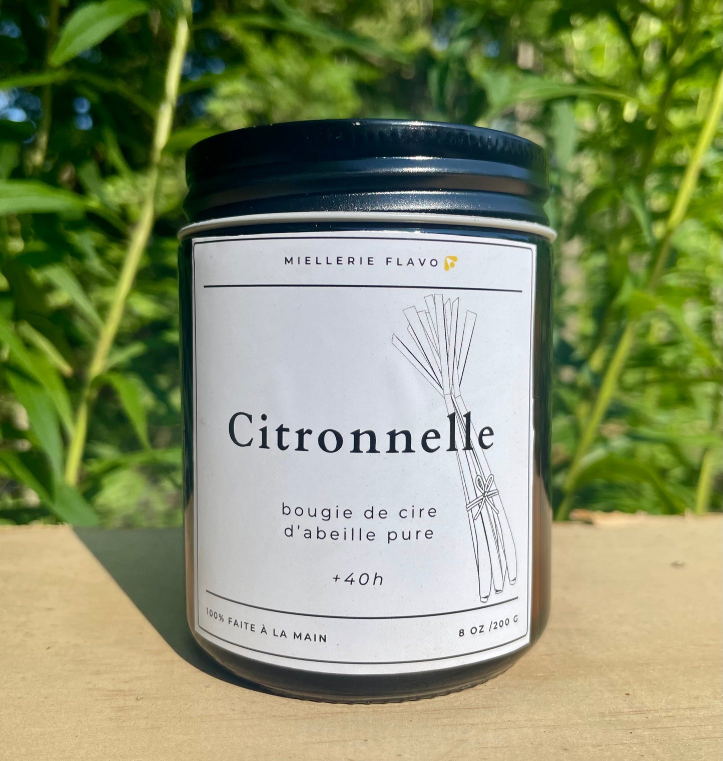Candle - eco-responsible beeswax