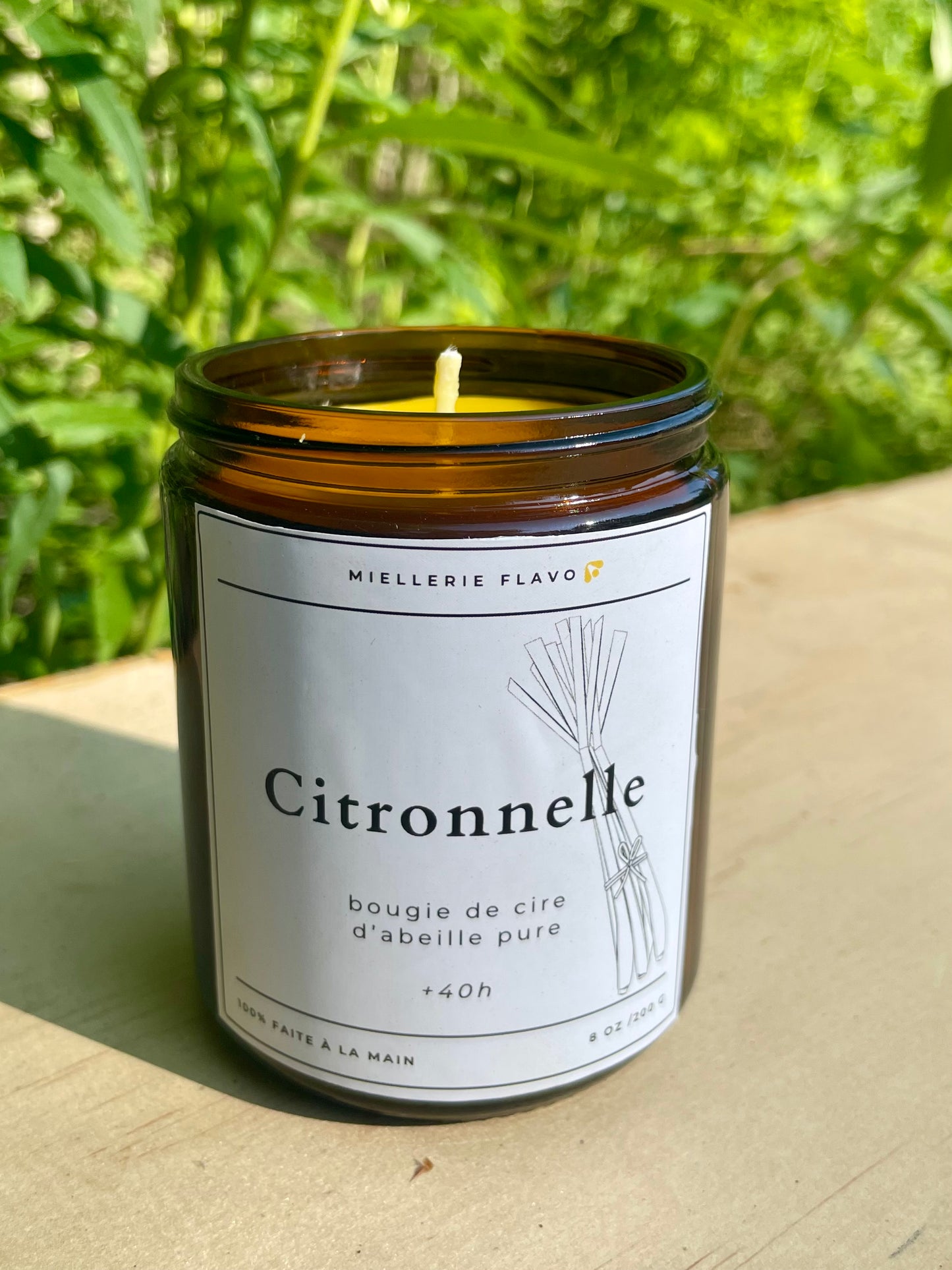 Candle - eco-responsible beeswax